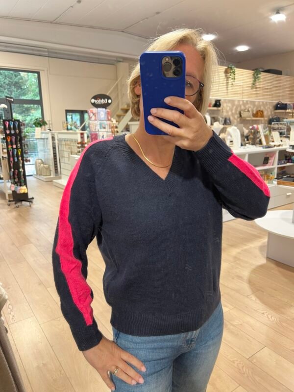 Pull bicolore