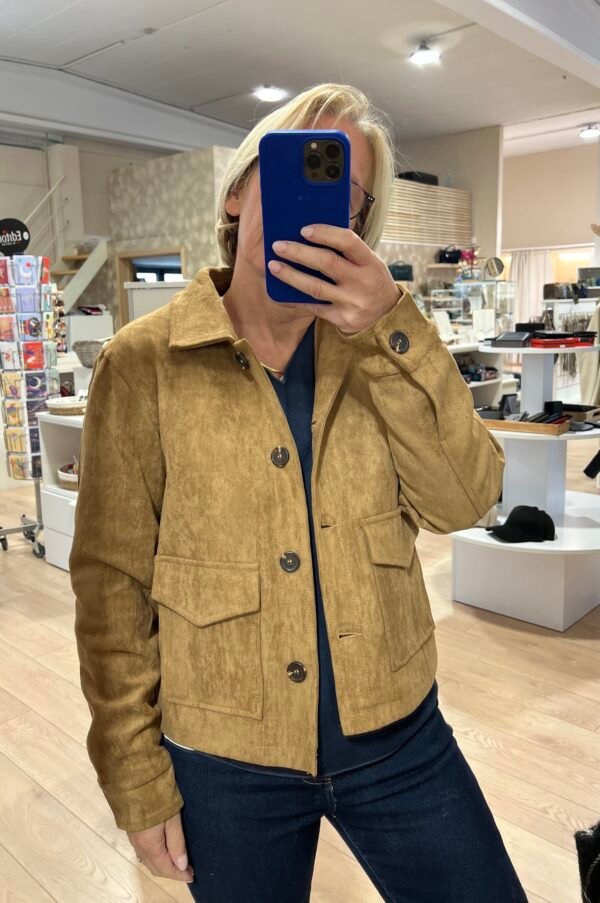 Veste suédine